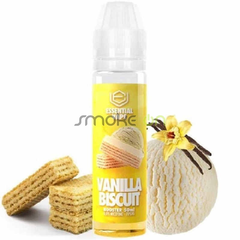 Essential Vape Vanilla Biscuit 50ml 0mg - Bombo