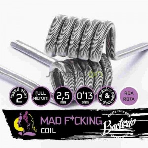 Mad F*cking Coil 0.13 Ohm (2 Uds)  Bacterio Coils