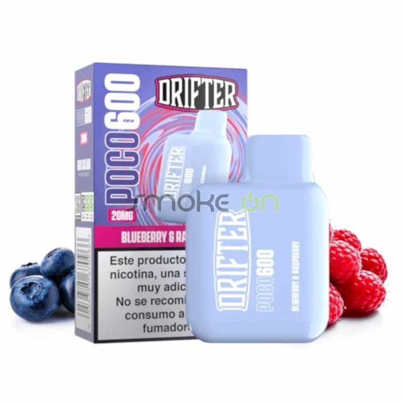 POD DESECHABLE BLUEBERRY RASPBERRY ICE 20MG - DRIFTER