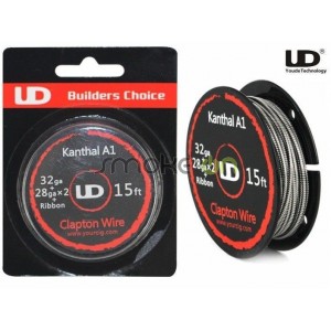 Kanthal A1 Clapton Wire 32ga + 28ga X 2 + Ribbon