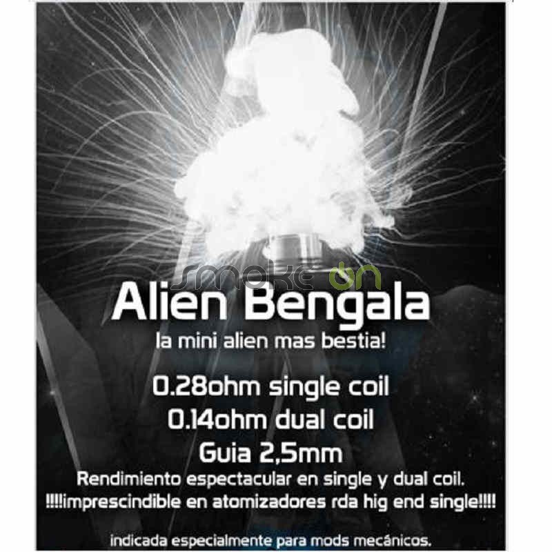 ALIEN BENGALA 5X 25MM 014OHM 2 UDS CHUS COILS