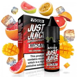 NIC SALT BLOOD ORANGE CITRUS Y GUAVA ON ICE 10ML 20MG JUST JUICE