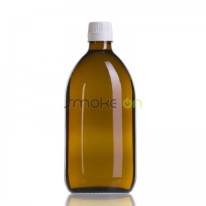 BOTELLA CRISTAL TOPACIO CON TAPON 500ML