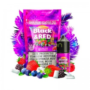 PACK DE SALES BLACK RED BUBBLEGUM 30ML OIL4VAP