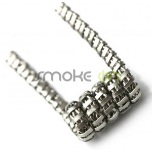 PREBUILT TWISTED FUSED CLAPTON SS316L 01OHM 10 UDS YOUDE