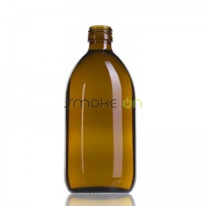 BOTELLA CRISTAL TOPACIO CON TAPON 500ML