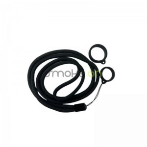 LANYARD NEGRO CORDON REDONDO AJUSTABLE