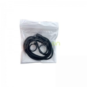 LANYARD NEGRO CORDON REDONDO AJUSTABLE
